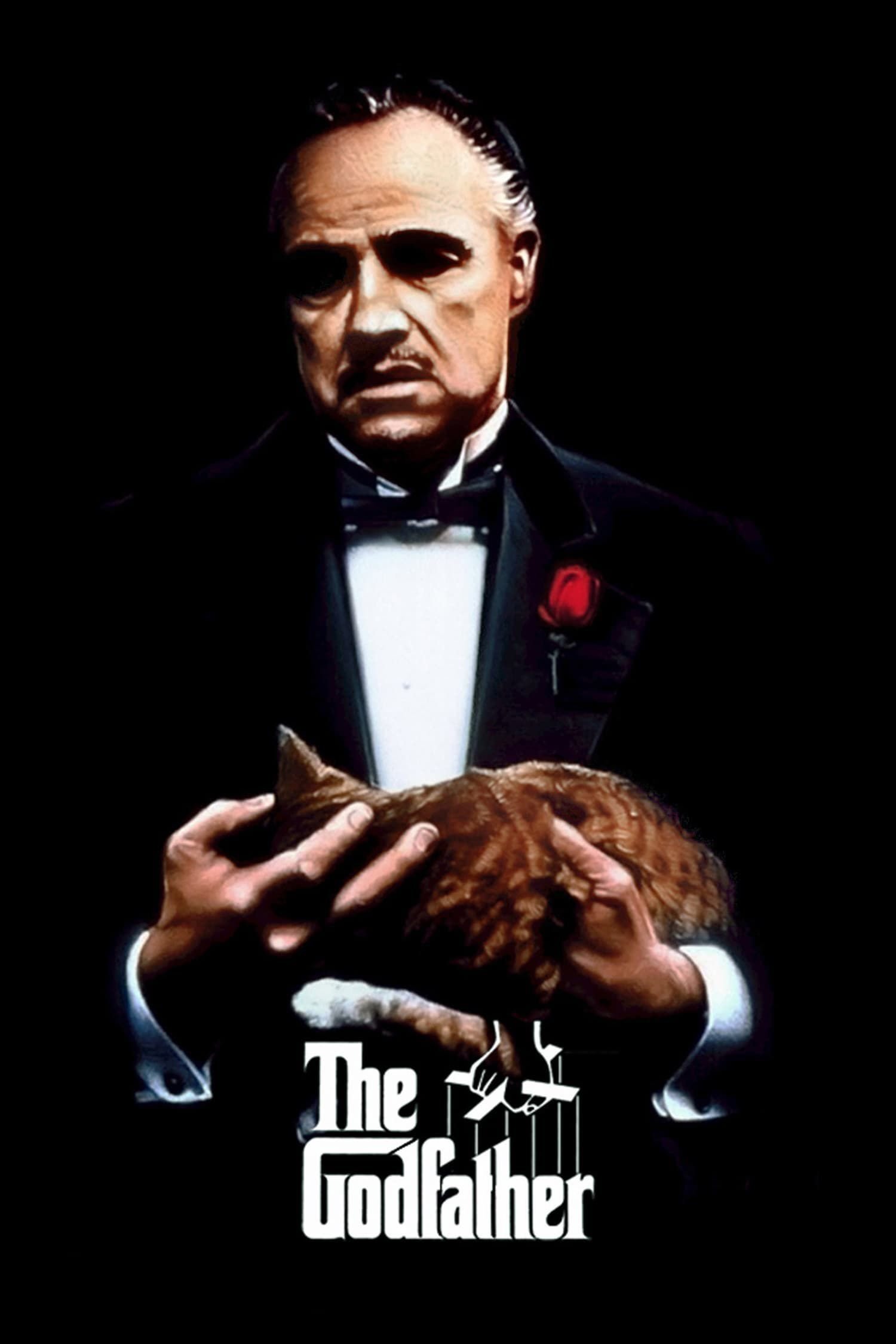 The Godfather movie poster featuring Marlon Brando